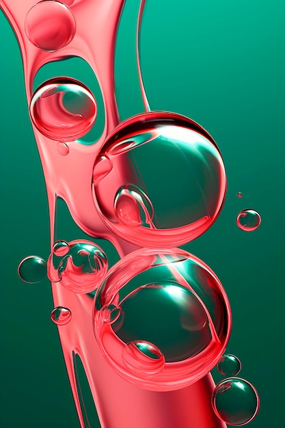 Free photo view of 3d modern abstract sphere art