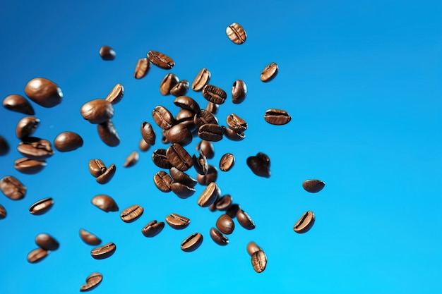 3D焼きコーヒー豆の表示