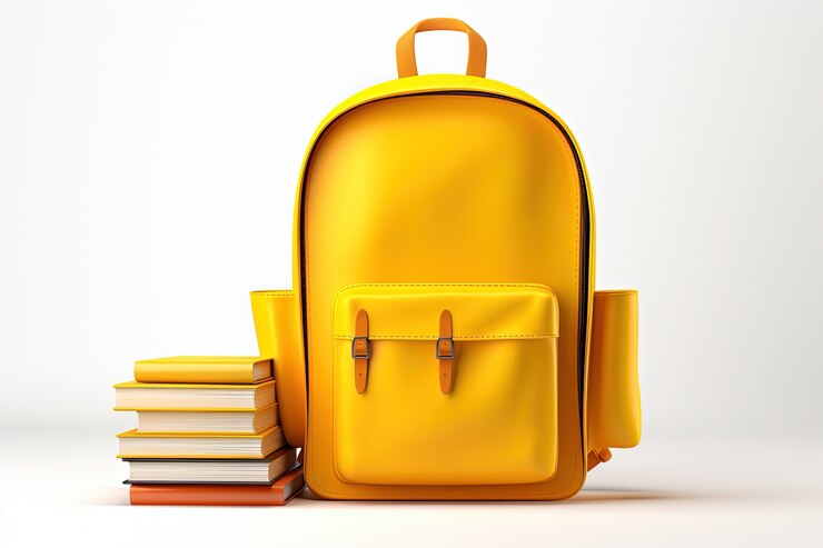Free Photo view of 3d school backpack