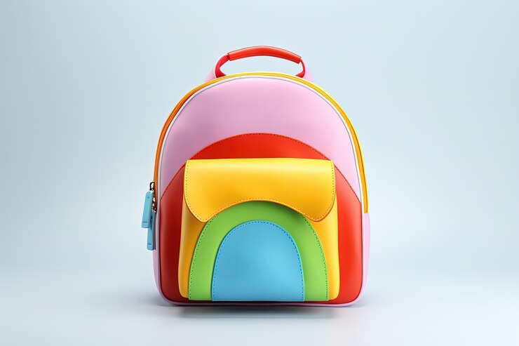 Free Photo view of 3d school backpack