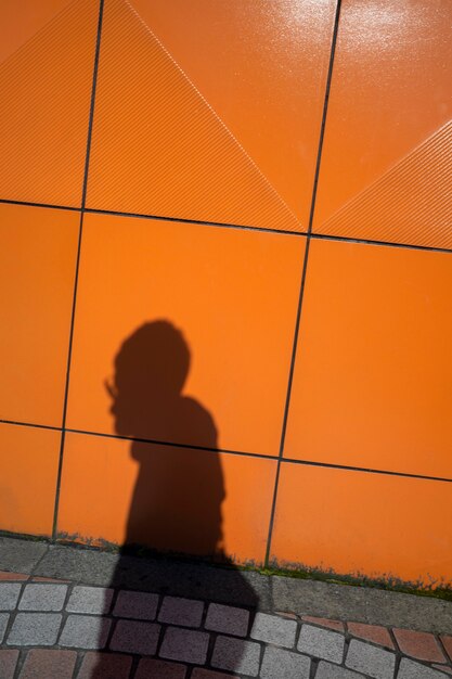 View of abstract outdoors daytime shadows