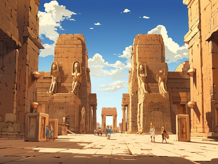 Free Photo view of ancient egyptian civilization and culture
