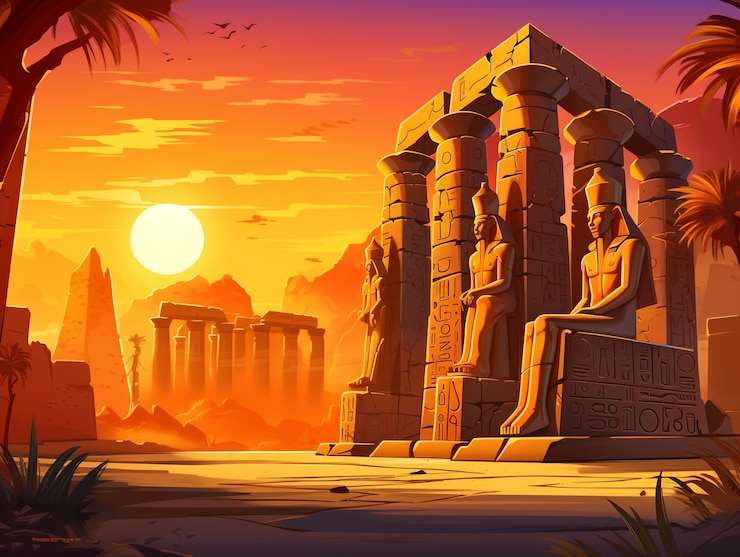 Free Photo view of ancient egyptian civilization and culture