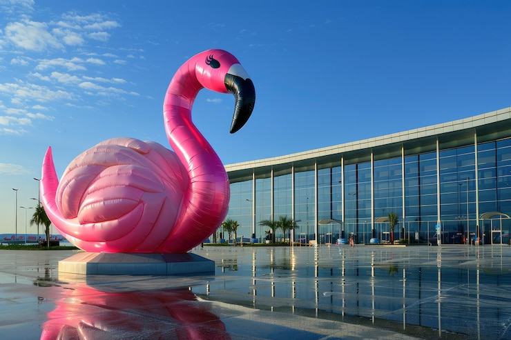 Free Photo view of balloon twist sculpture