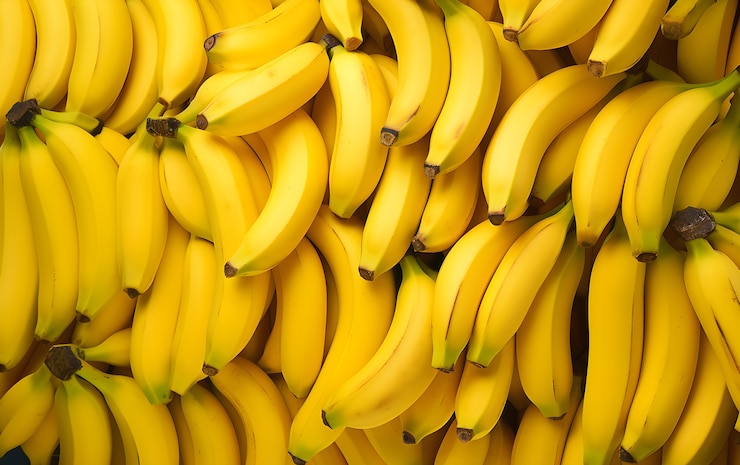 Free Photo view of banana fruits