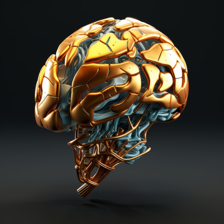 Free Photo view of brain shape