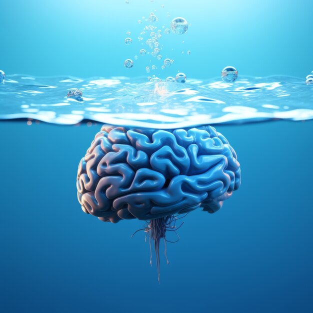 수중 뇌의 모습