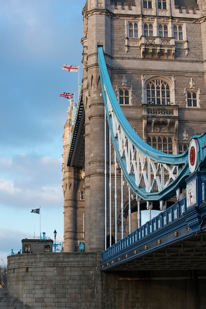 ロンドン市の橋の眺め