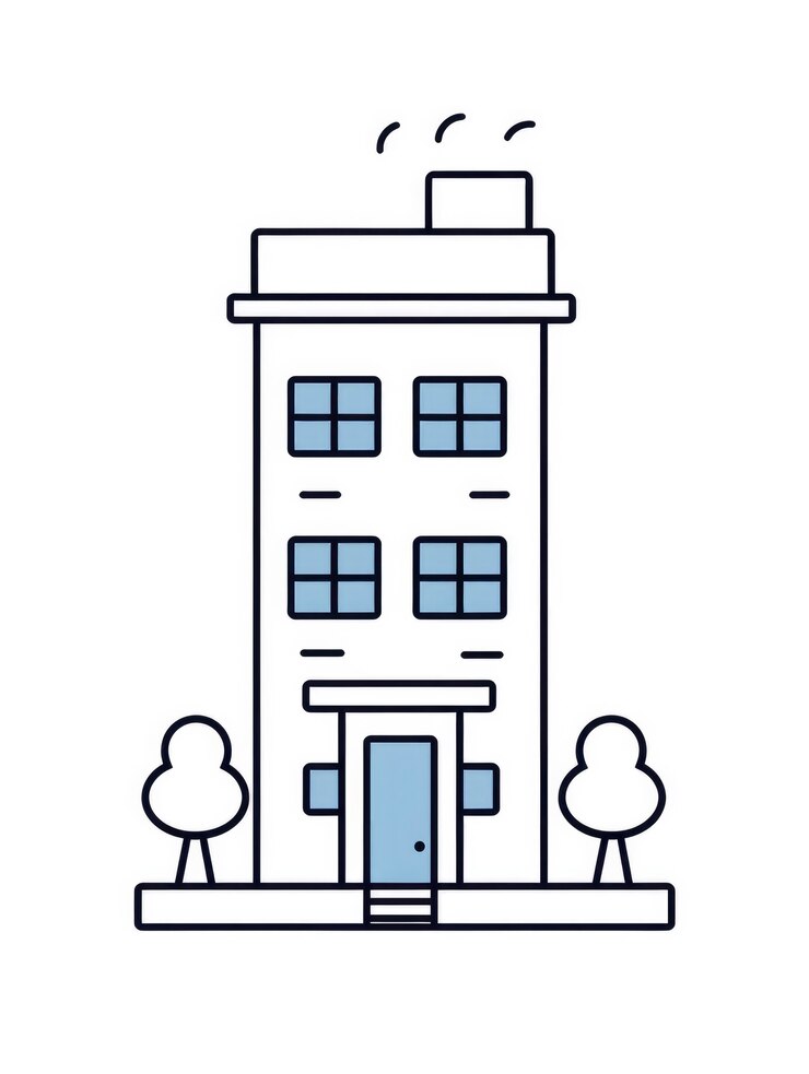 Free Photo view of building with cartoon style architecture