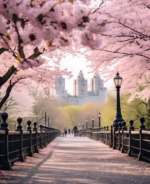 View of central park in new york city