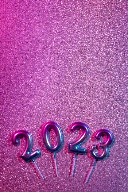 above view change of year still life