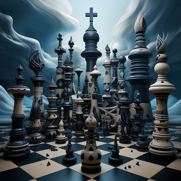 Man Made Chess 4k Ultra HD Wallpaper