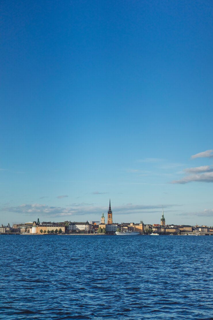 Free Photo view of the cityscape. landscapes of stockholm, sweden.
