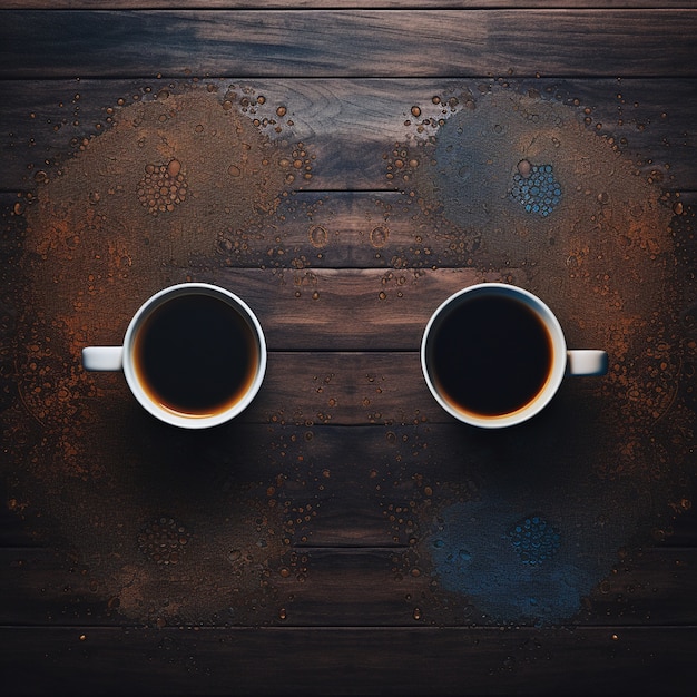 Coffee Wallpaper 3d On Wood Stock Illustration 2315595543 | Shutterstock