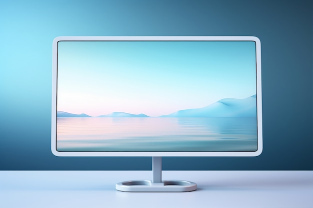 Foto gratuita view of computer monitor display