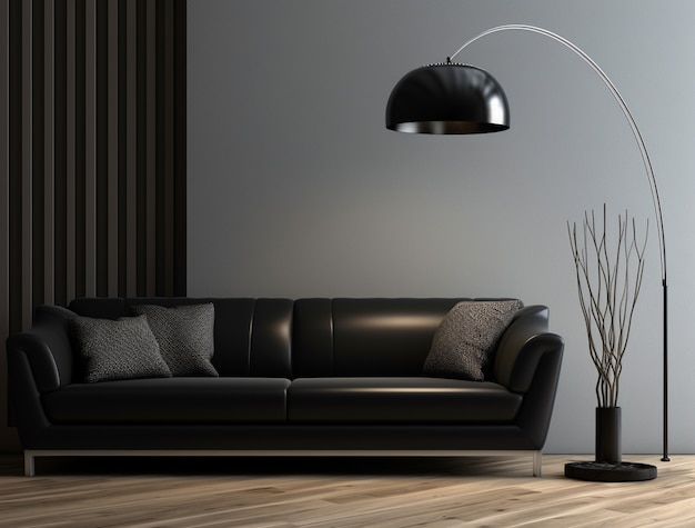 Free photo view of contemporary photorealistic lamp