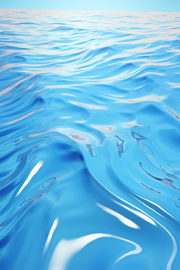Free Photo view of crystal clear water