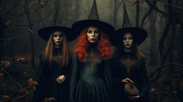 View of daunting witches