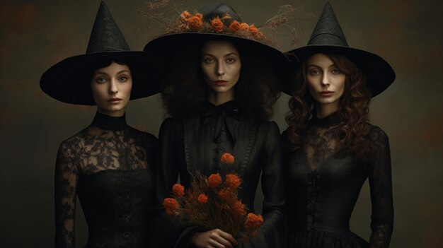 View of daunting witches