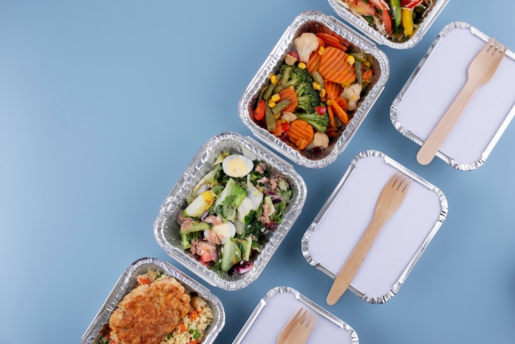 무료 Photo 위의 보기 맛있는 음식 준비
