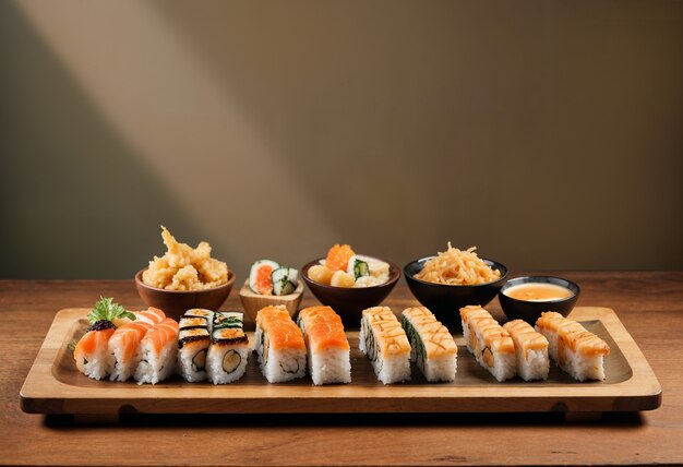 View of delicious food from around the world