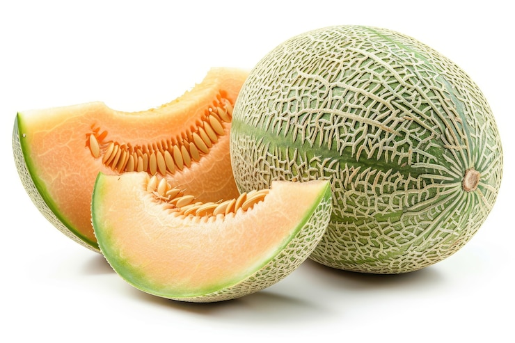 Free Photo view of delicious and healthy cantaloupe melon