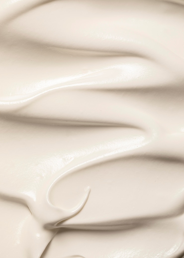 Free Photo above view delicious melted ice cream