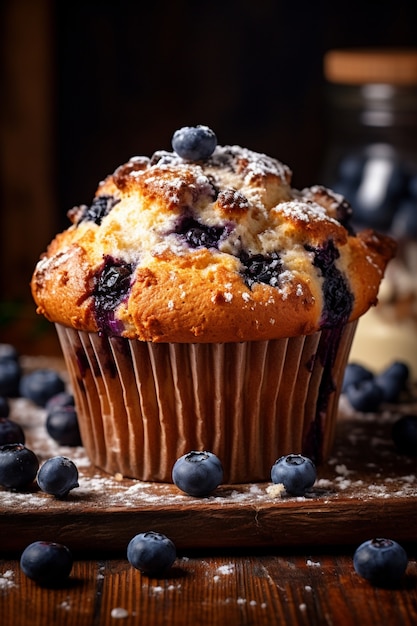 Free photo view of delicious muffin