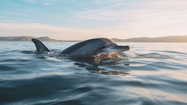 view of dolphin swimming in water