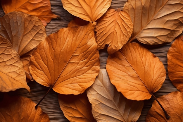 Foto gratuita vista delle foglie autunnali secche