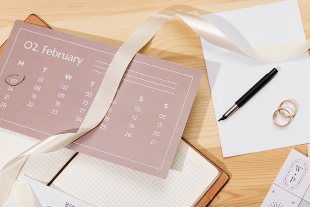 view of elegant and luxurious wedding stationery and planner resources