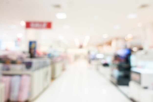 View of empty shopping mall