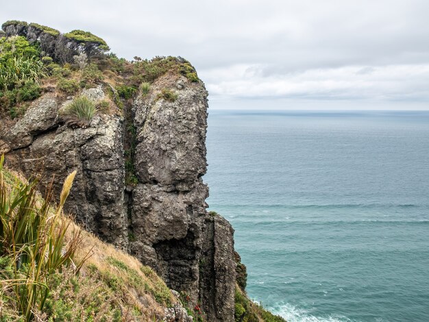 View of Farley Point vertical cliff from Comans Track