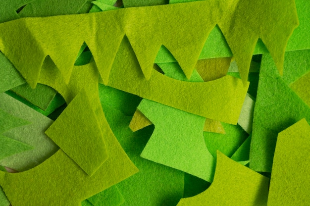 Free photo view of felt fabric pieces