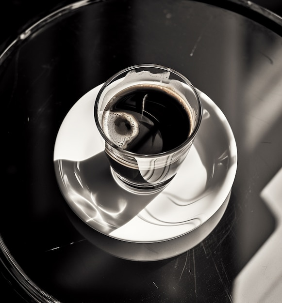 Free photo view of fresh coffee cup