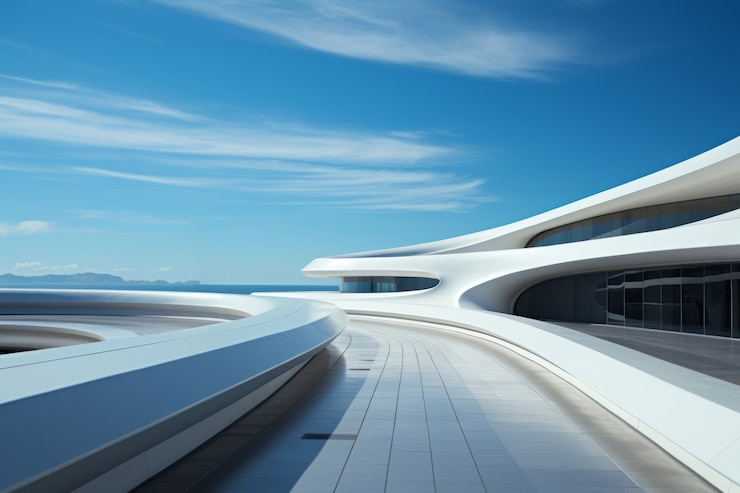 Free Photo view of futuristic bridge