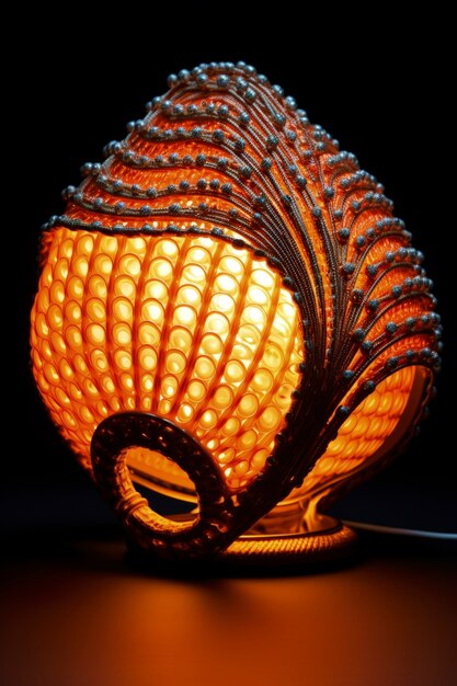 view of futuristic light lamp design