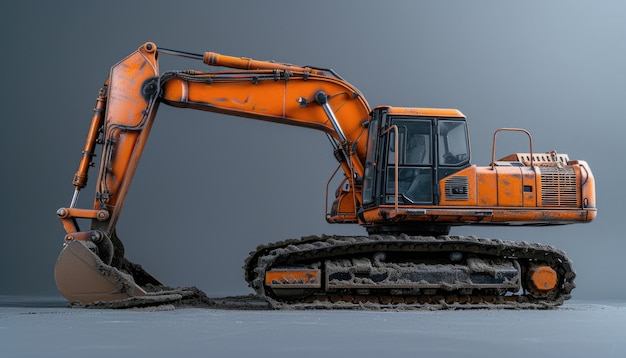 Free photo view of heavy machinery used in the construction industry