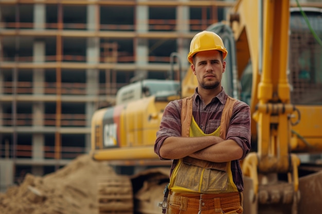 Foto gratuita veduta dei macchinari pesanti utilizzati nell'industria delle costruzioni