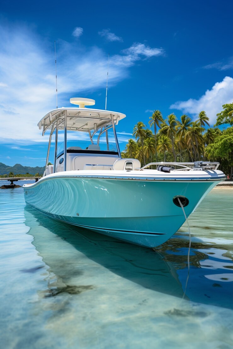 Free Photo view of luxurious yacht