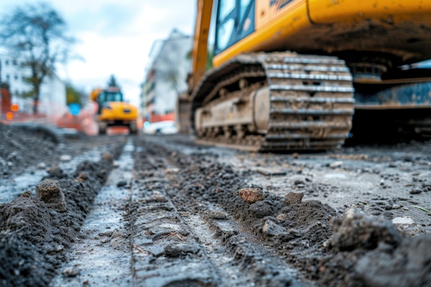 Free photo view of modern construction site