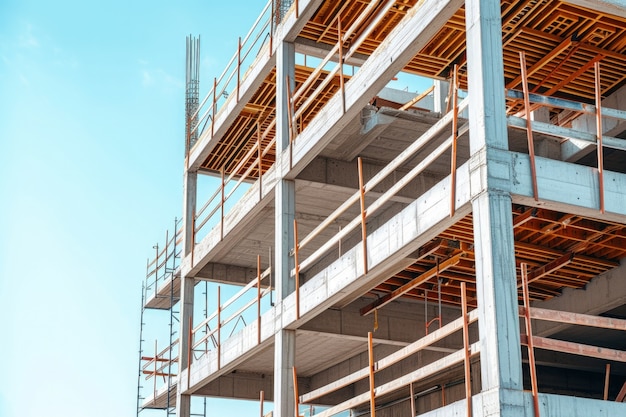 Free photo view of modern construction site