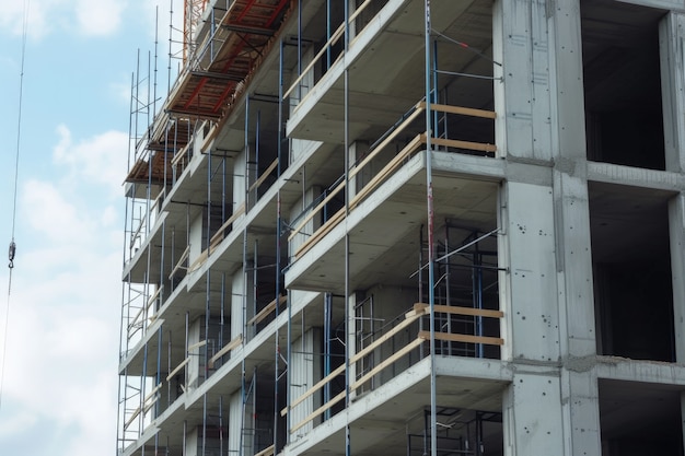 Free photo view of modern construction site