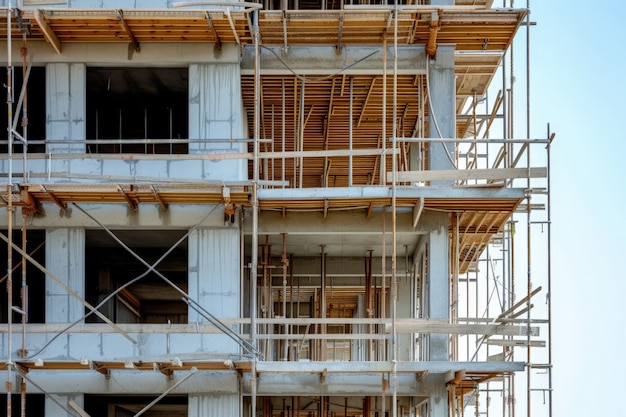 Free photo view of modern construction site