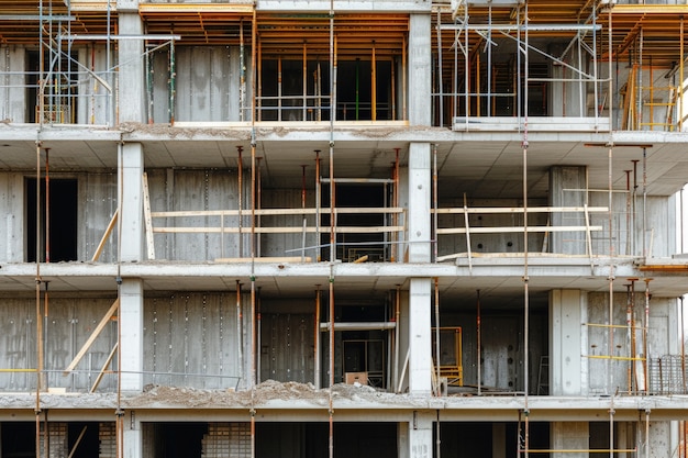 Free photo view of modern construction site