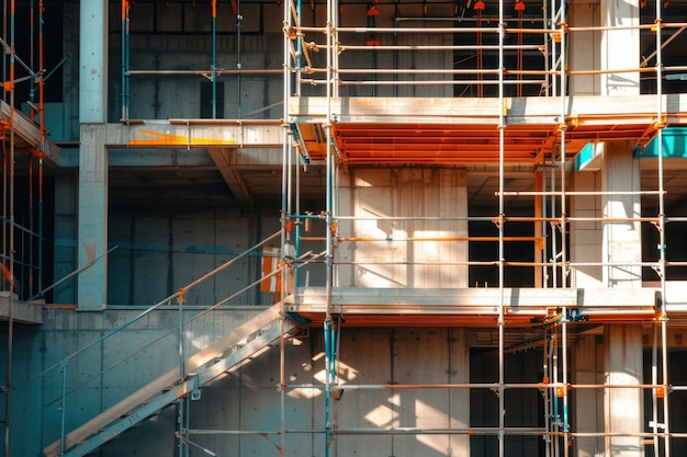 Free photo view of modern construction site