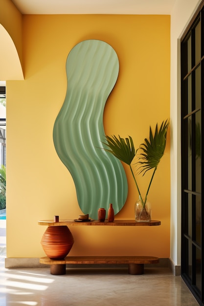 view of modern entryway with interior decor
