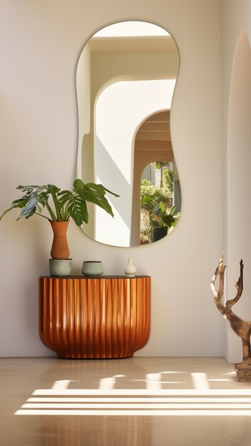 view of modern entryway with interior decor