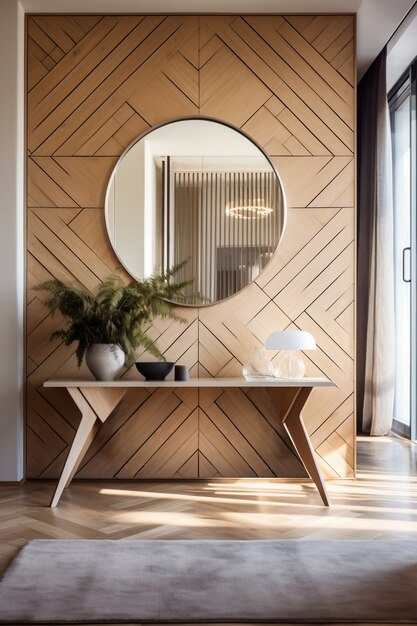 view of modern entryway with interior decor