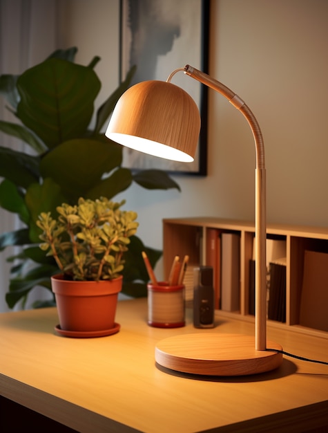 Free photo view of modern photorealistic lamp